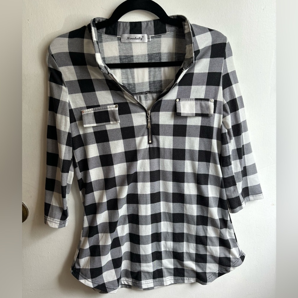 Flannel Blouse. Size small.
